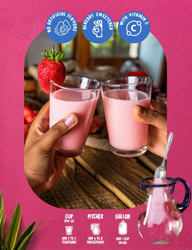 Klass Aguas Frescas powder-dissolve bottle for quick water flavoring