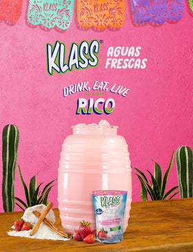 Klass Aguas Frescas reseal pouch keeps flavor fresh for later