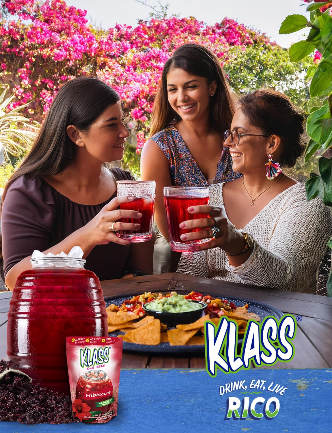 Klass Aguas Frescas water flavoring adds natural fruit taste to water.