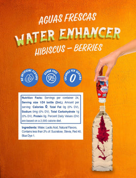 Klass Hibiscus-Berries pour demonstrates easy squeeze for customizable taste.