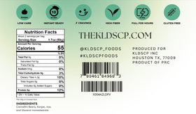 KLDSCP Gluten-free, grain-free instant rice suitable for keto and plant-based diets.