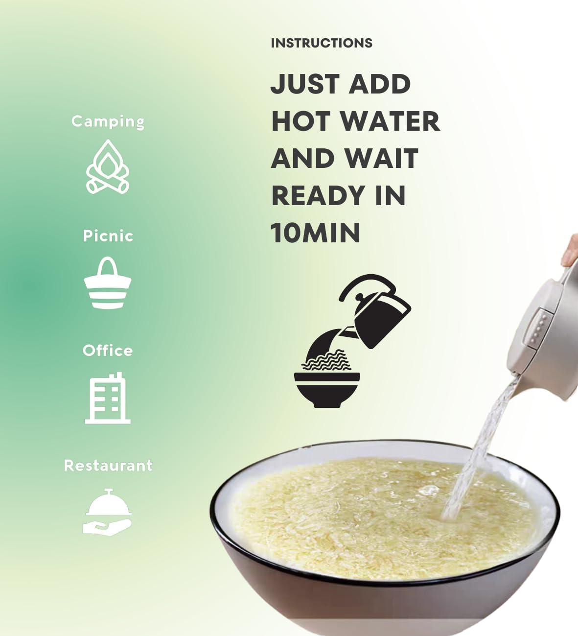 KLDSCP Low Carb Keto Rice ingredients with lupin flour highlighting high fiber content.