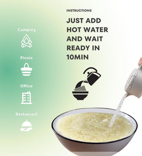 KLDSCP Low Carb Keto Rice ingredients with lupin flour highlighting high fiber content.