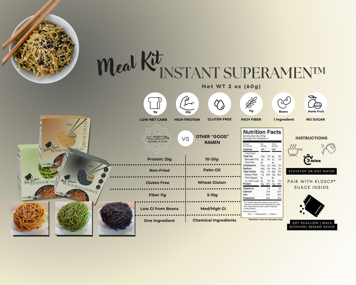 KLDSCP oil-free noodles offer a lighter, lower-fat option