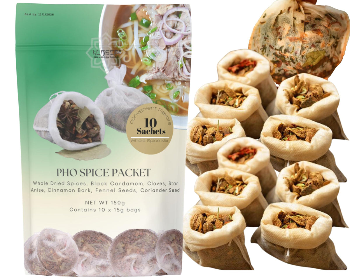 KLDSCP Pho spice set with bowls ready for serving.