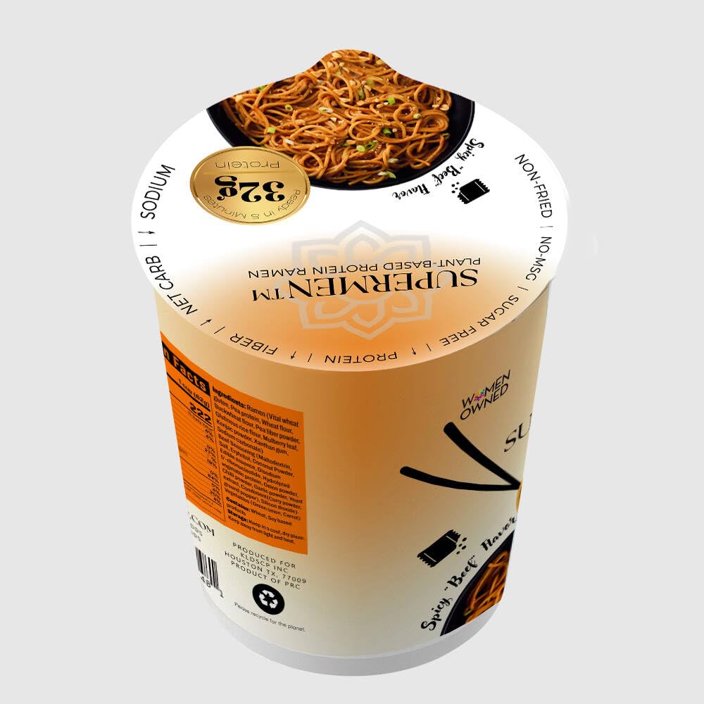 KLDSCP Protein Ramen Spicy Beef non-fried noodles for a lighter option