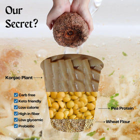 KLDSCP Protein Ramen Spicy Beef ready-to-serve bowl with vibrant broth