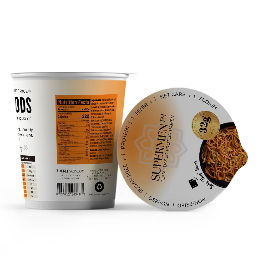 KLDSCP non-GMO plant protein visual suggests clean ingredients.