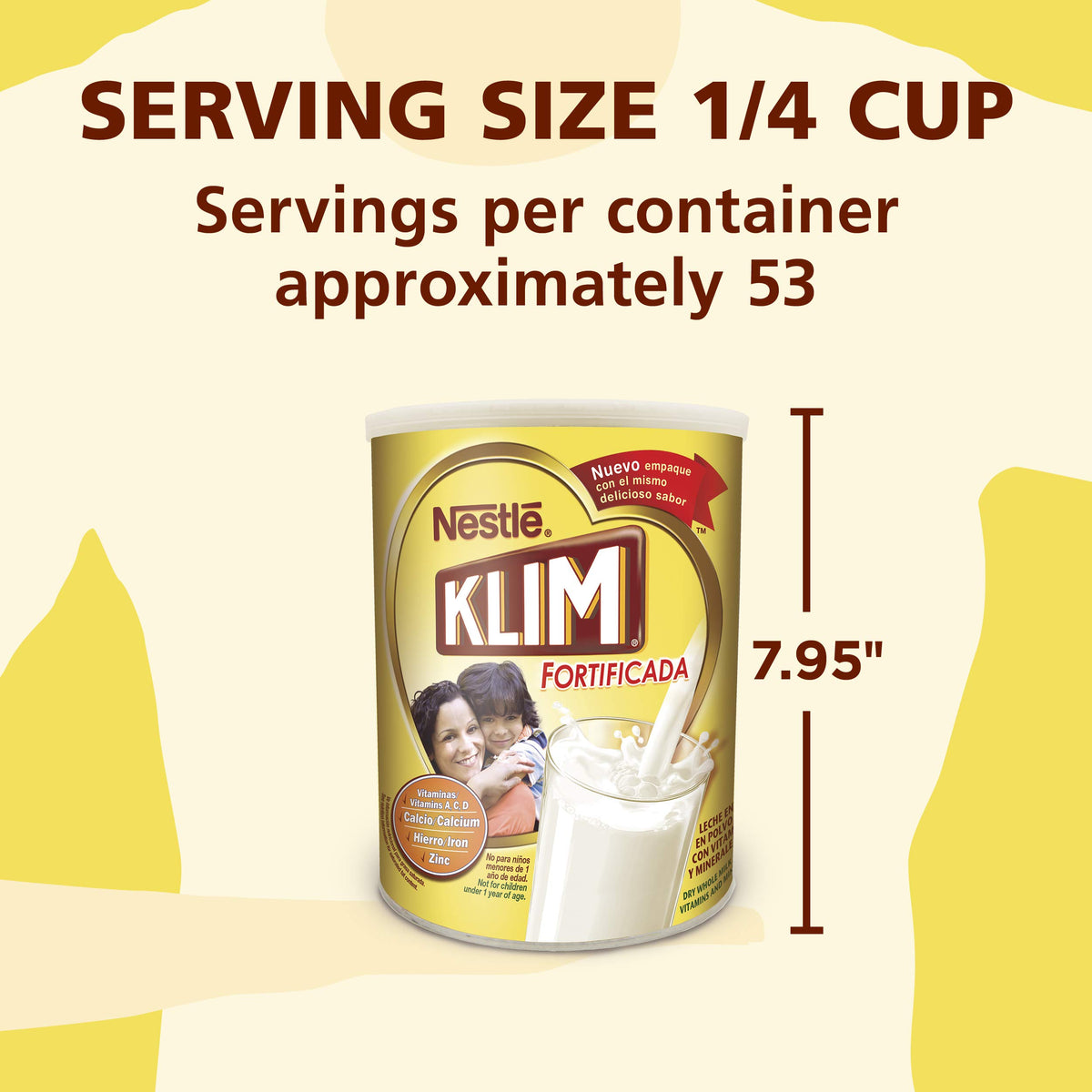 KLIM Prebio can stored easily for everyday family meals
