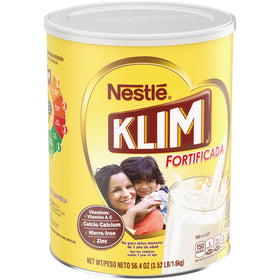 KLIM Prebio powder can label highlighting iron and vitamins for balanced meals