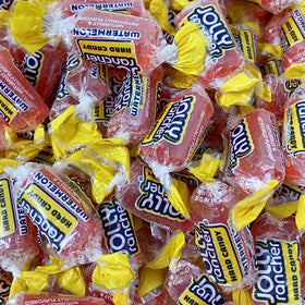 Candy bowl display featuring KLUB BULK Jolly Ranchers Watermelon.