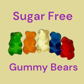 KLUB BULK colorful gummi bears display – eye-catching colors for display tables.