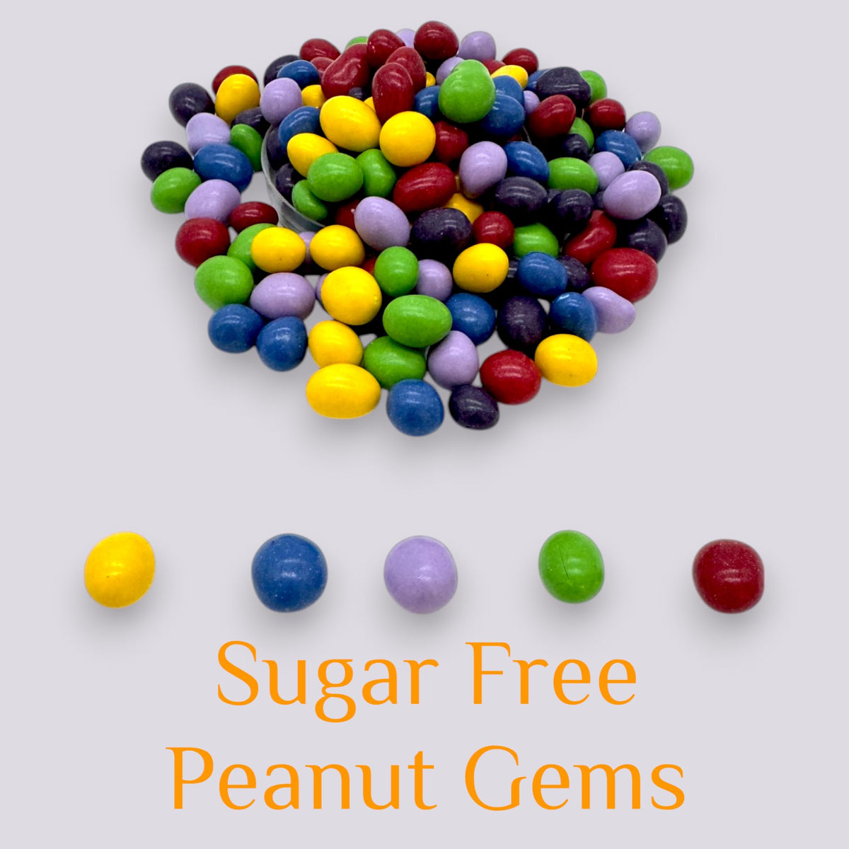 KLUB BULK crunchy peanut gems close-up perfect for movie nights