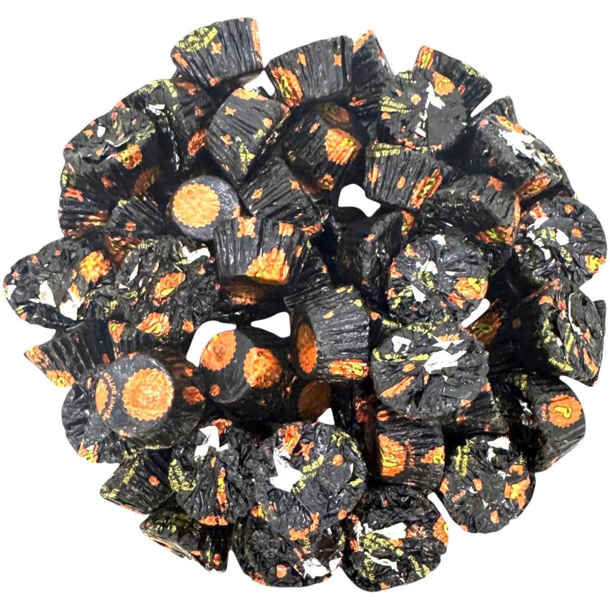 KLUB BULK Dark Chocolate Peanut Butter Cups front view, rich color and indulgent aroma