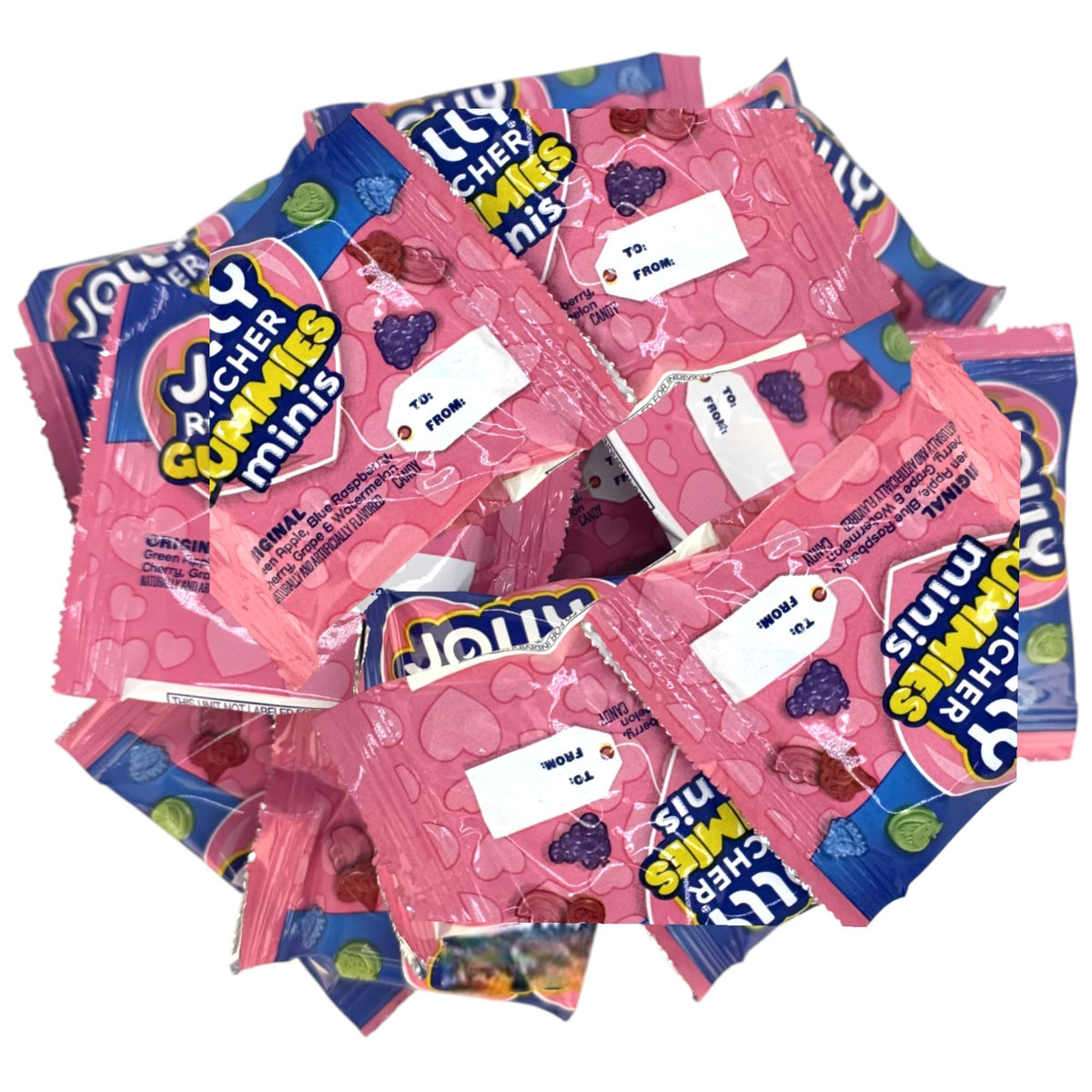 KLUB BULK Gummies mini packs are ideal for on-the-go snacking.