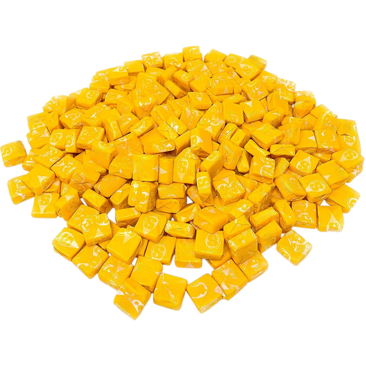 KLUB BULK yellow lemon str burst pack promotes bulk value for sharing moments.