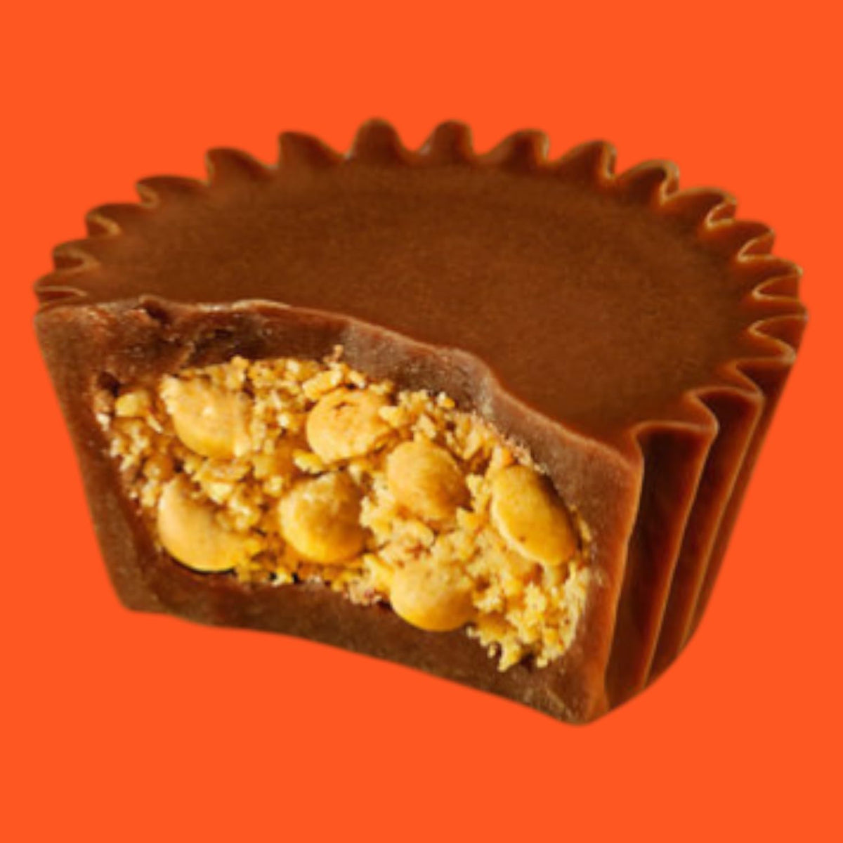 KLUB BULK Individually wrapped Peanut Butter Pie Cups; convenient for on-the-go snacking.