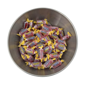Office snack tray with Jolly Ranchers Cherry candies