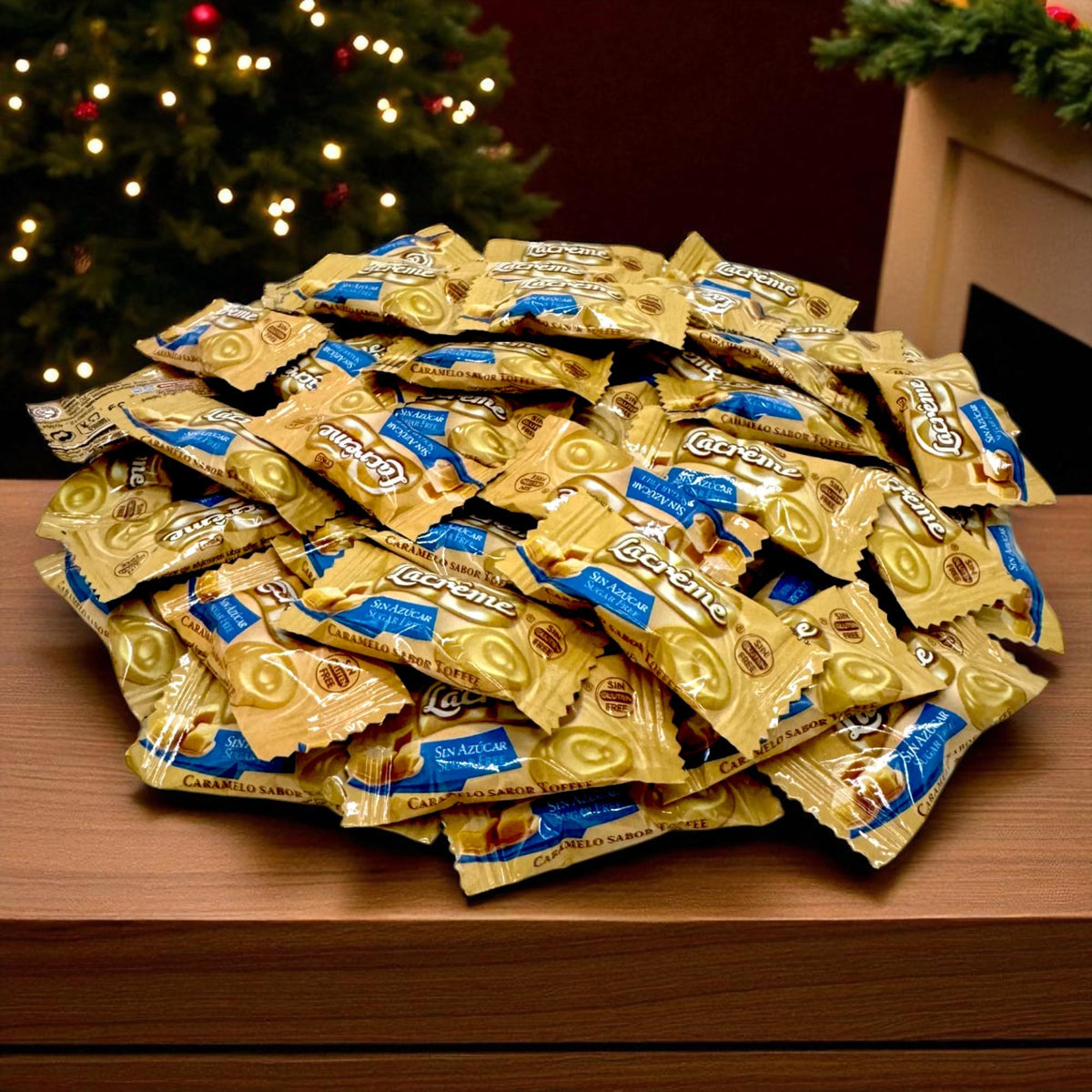 KLUB BULK La Creme Sugar Free Toffee Candy gift-ready jar inspires sharing and gifting.