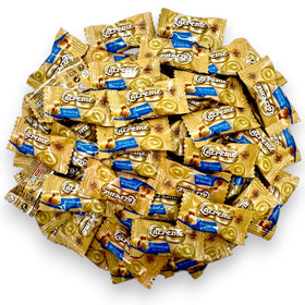 KLUB BULK La Creme Sugar Free Toffee Candy pack front shows creamy caramel flavor.