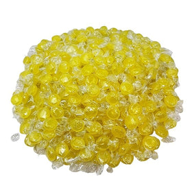 KLUB BULK lemon drops candies closeup highlighting bright lemon flavor