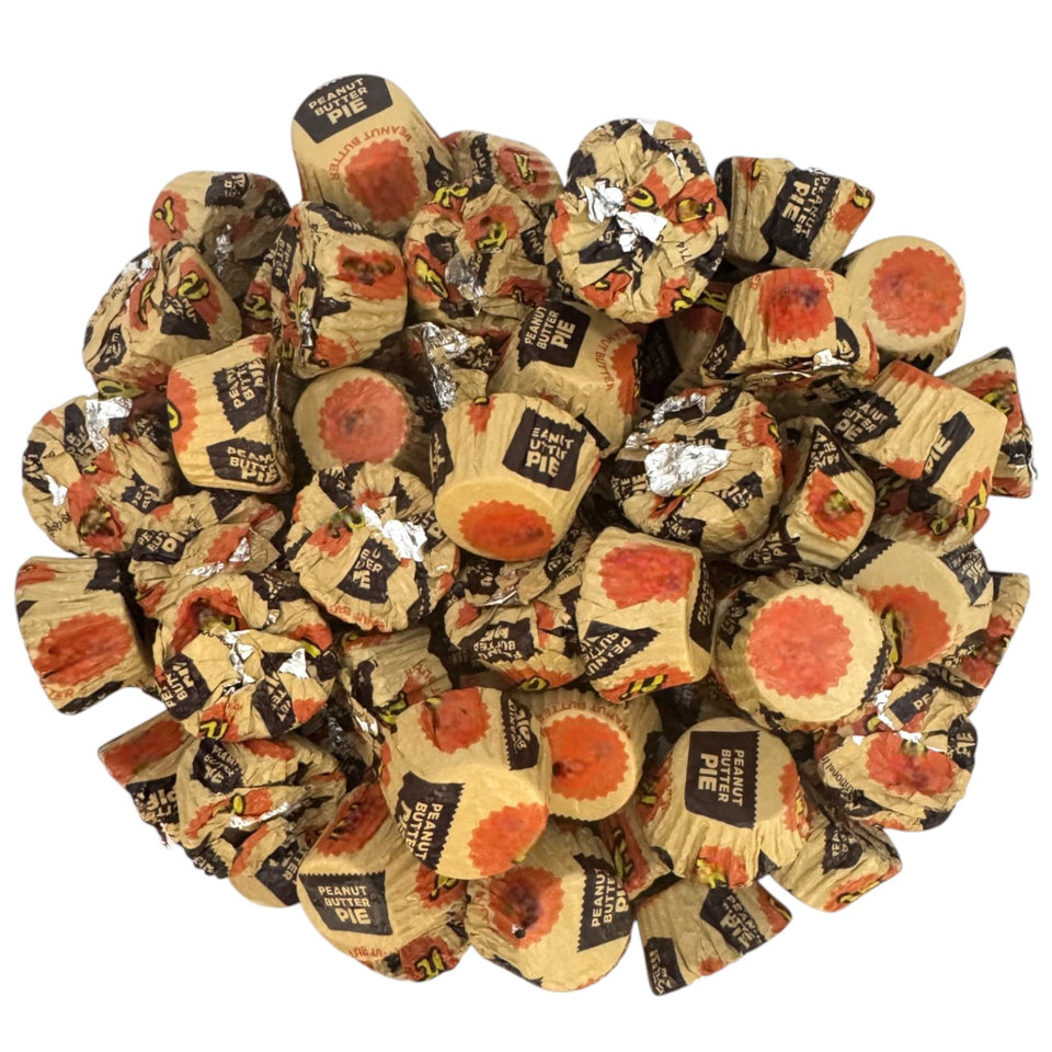 KLUB BULK Miniatures Peanut Butter Pie Cups front view; ideal party snacking.