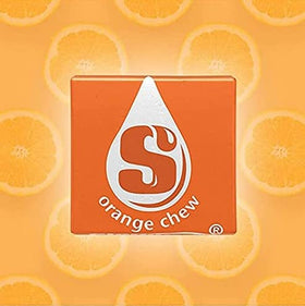 Bright Orange Str Burst candies in a crowd-pleasing display for parties.