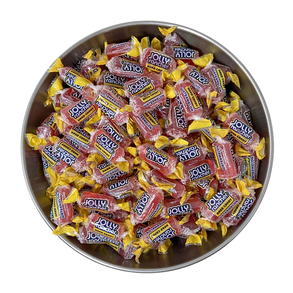 Party favors setup with KLUB BULK Jolly Ranchers Watermelon for Halloween.