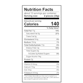 KLUB BULK Sugar Free Chocolate Pecan Candies closeup highlighting creamy chocolate texture and crunchy pecans.