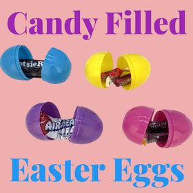 Colorful Klub Bulk candy eggs ready for egg hunts and gifting