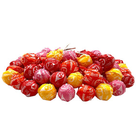 KLUB BULK Str Burst Lollipops in a bulk bag for easy party sharing.