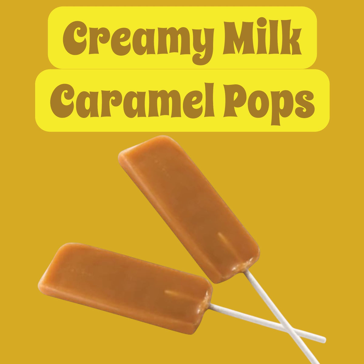 KLUB BULK Sugar Dady Milk Caramel Pop individually wrapped for freshness and on-the-go snacking.