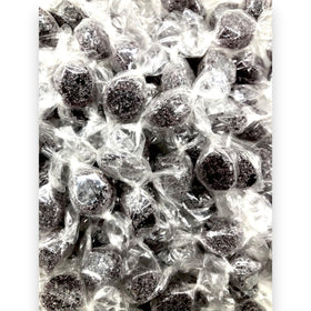 KLUB BULK Sugar Free Black Licorice Jelly Candies bag packaging highlights bulk size.