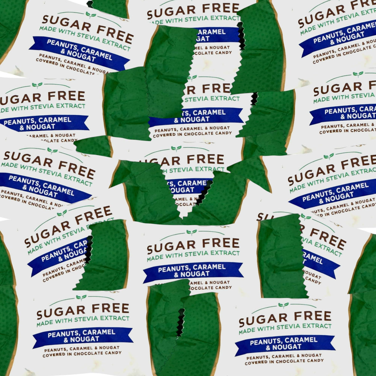 KLUB BULK sugar-free nougat bar with peanut caramel, ideal guilt-free indulgence