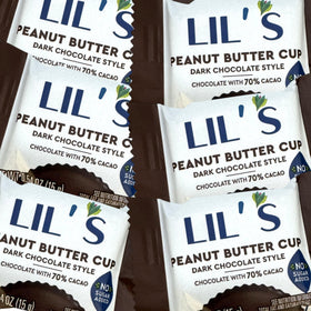 KLUB BULK Sugar Free Dark Chocolate Peanut Butter Cup Delight pack front for on-the-go guilt-free indulgence.