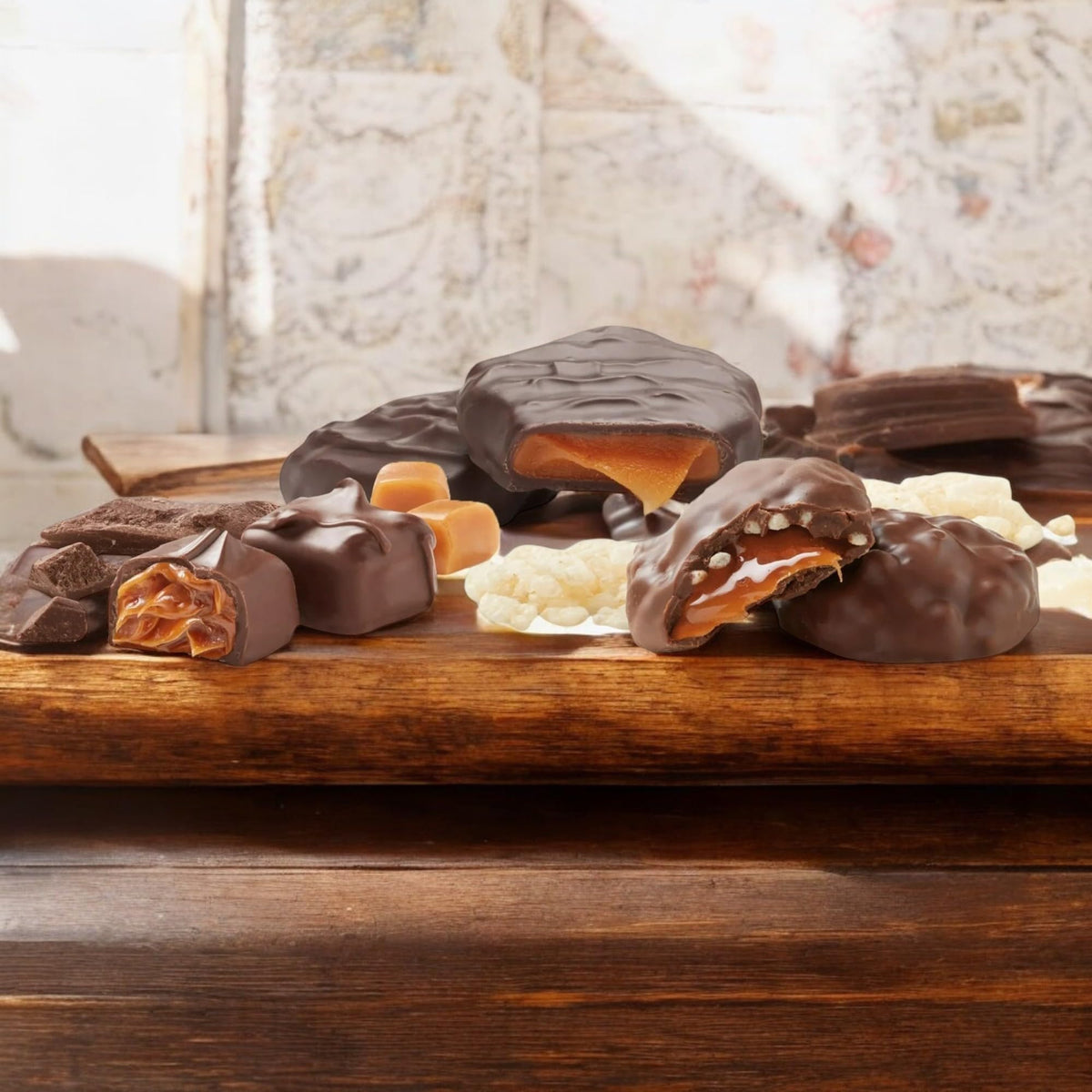 KLUB BULK gourmet sugarfree candy pack highlights a mix of chocolatey bites for quick indulgence.