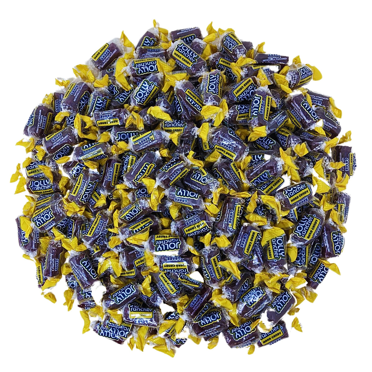 KLUB BULK Jolly Ranchers grape hard candy bag for sharing and snacking.
