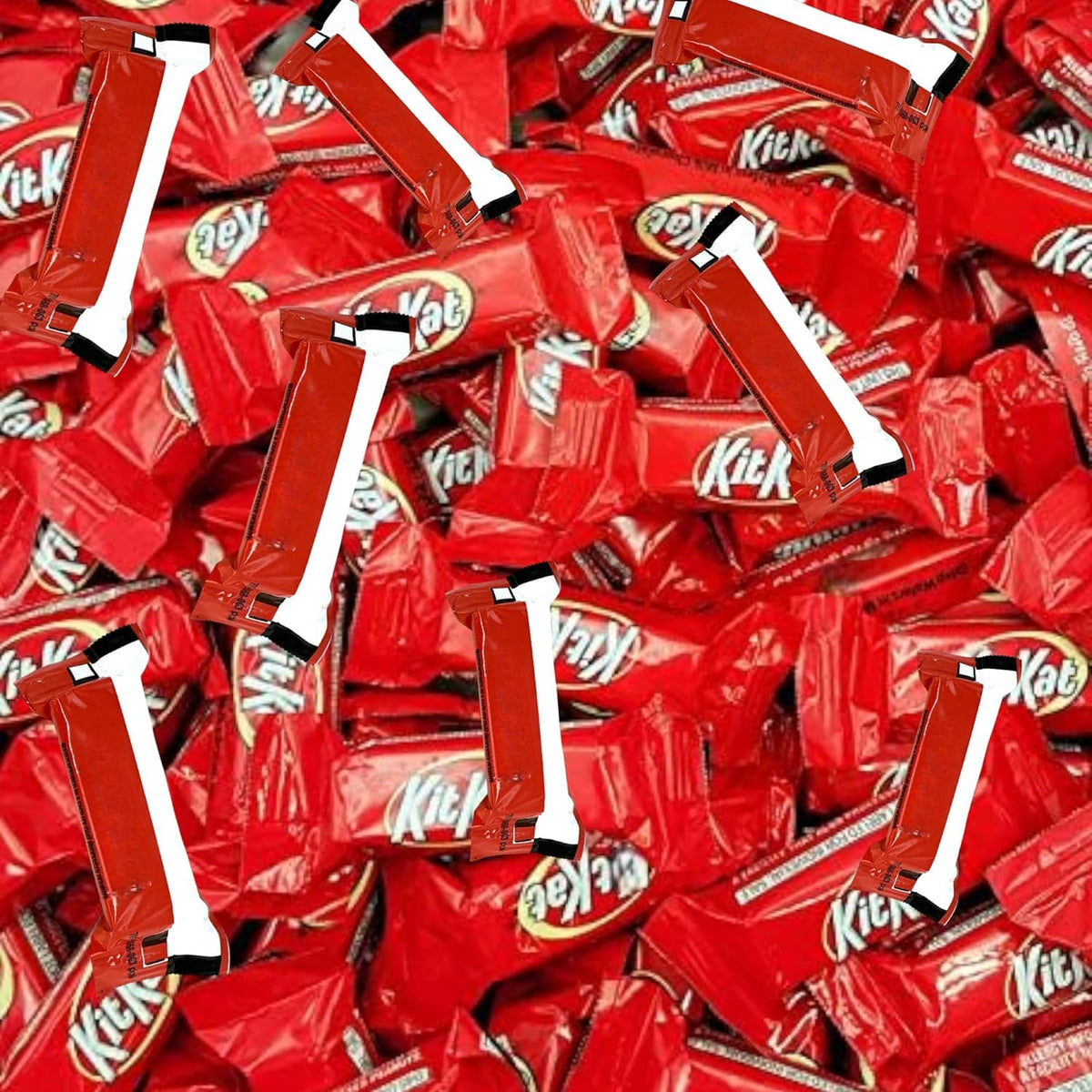 KLUB BULK mini chocolate wafer bars bulk pack ready for sharing at gatherings.