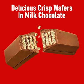KLUB BULK snack-size wafer bars shown in portable packet.