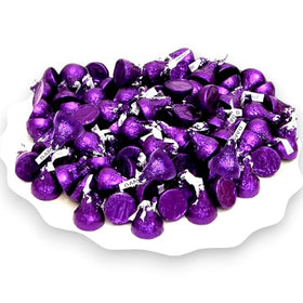 KLUB BULK Special Dark Chocolate Kiss in purple foil wrap, ideal for gifting and parties.