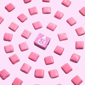 KLUB BULK Starburst Pink Strawberry Chewy Candy resealable stand-up bag for freshness.