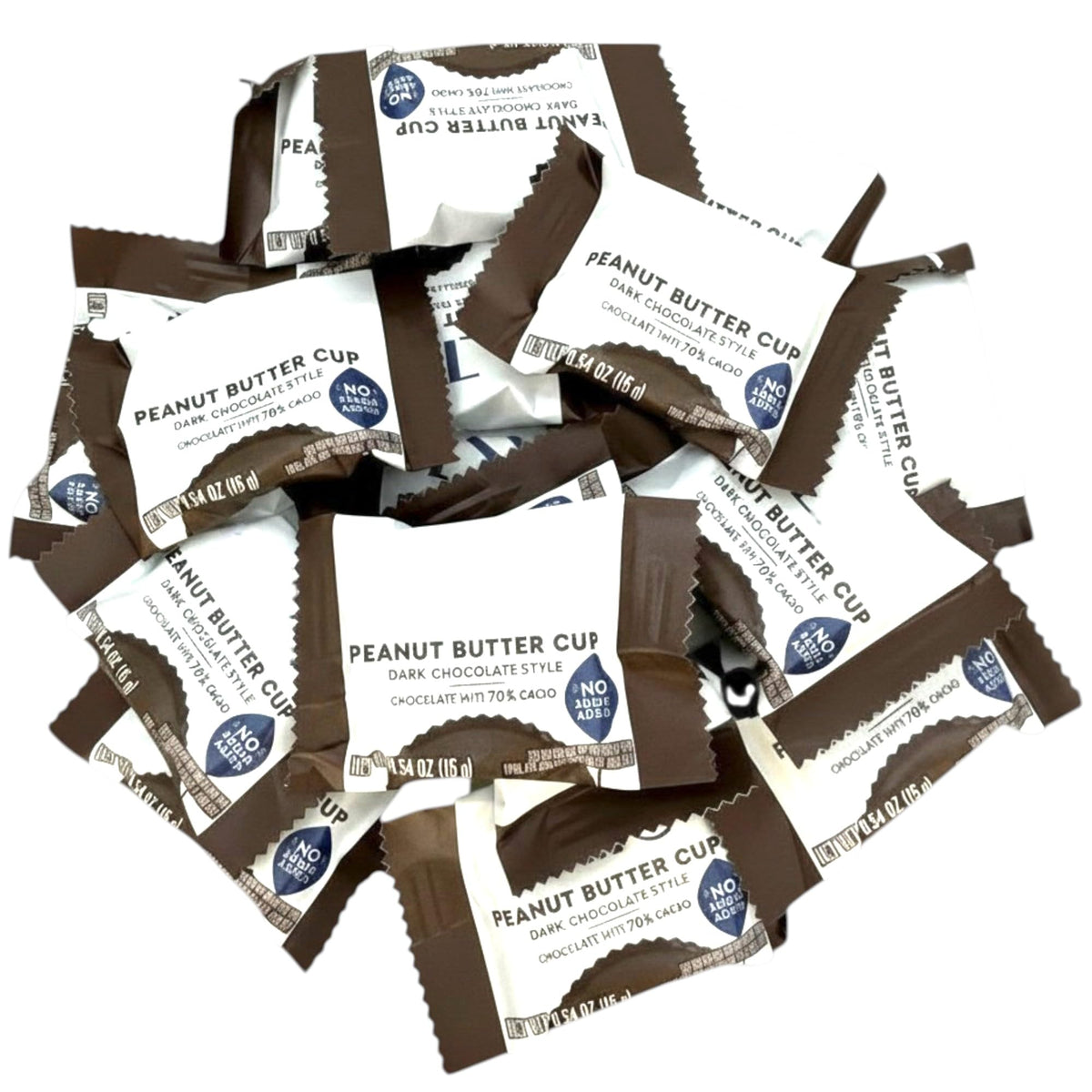 KLUB BULK Sugar-Free Dark Chocolate Peanut Butter Cup 1lb — velvety chocolate encasing creamy peanut butter.