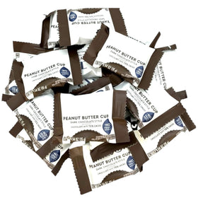 KLUB BULK Sugar-Free Dark Chocolate Peanut Butter Cup 1lb — velvety chocolate encasing creamy peanut butter.