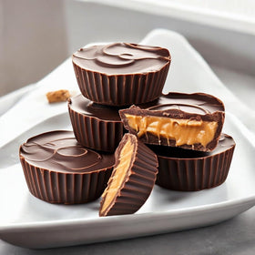 KLUB BULK Peanut Butter Cups with Stevia — sugar-free treat for mindful snacking.