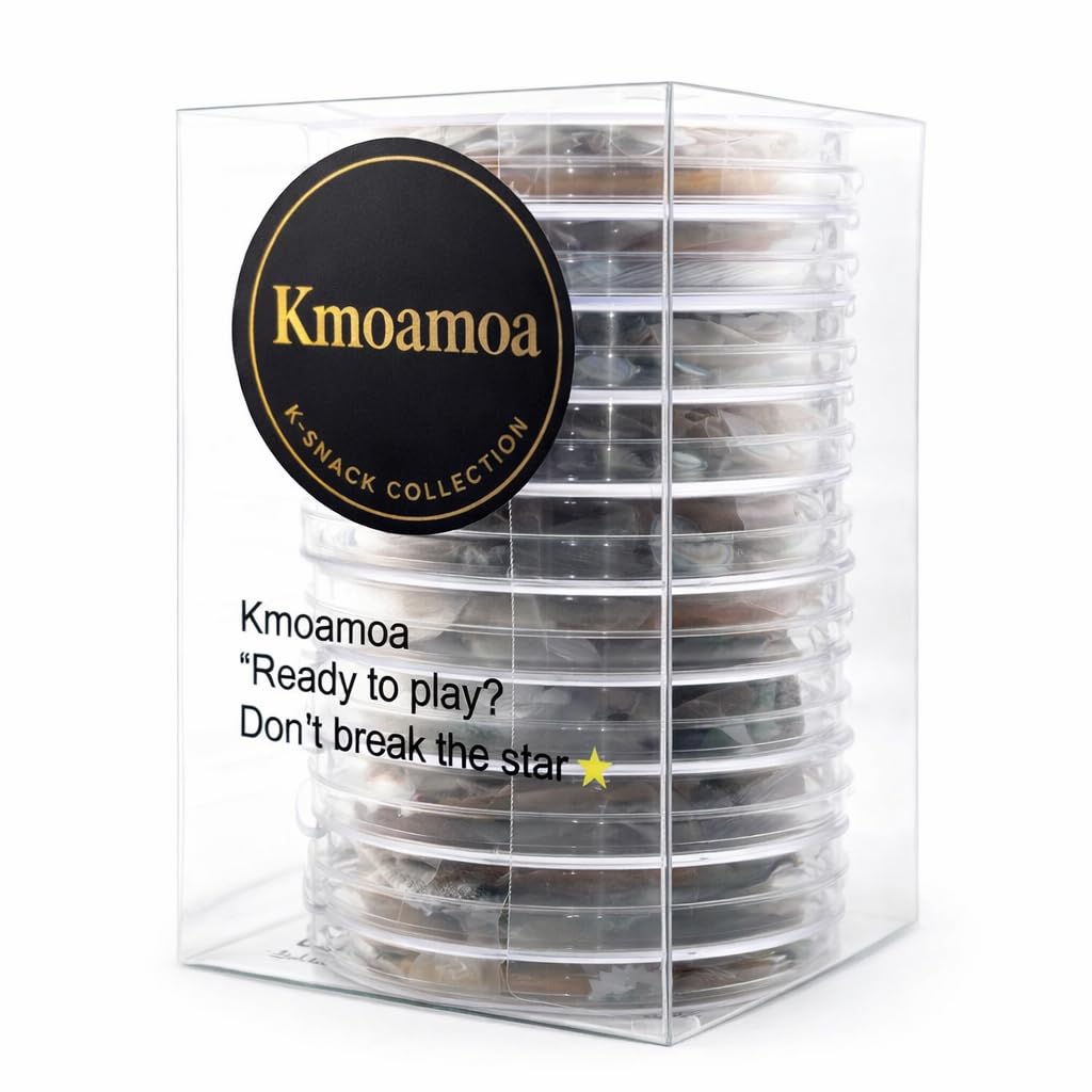 KMOAMOA crisp honeycomb toffee texture with caramel notes.
