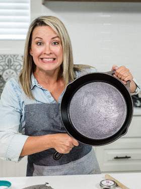 CM SCRUBBER Knapp Made cast iron seasoning wax beeswax ingredients