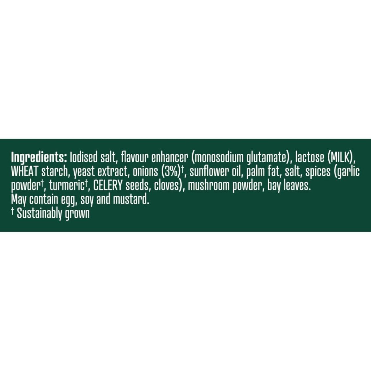 Knorr Aromat dry seasoning sprinkle atop sizzling vegetables for depth