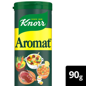 Knorr Aromat kitchen-use setup with spoon for table seasoning