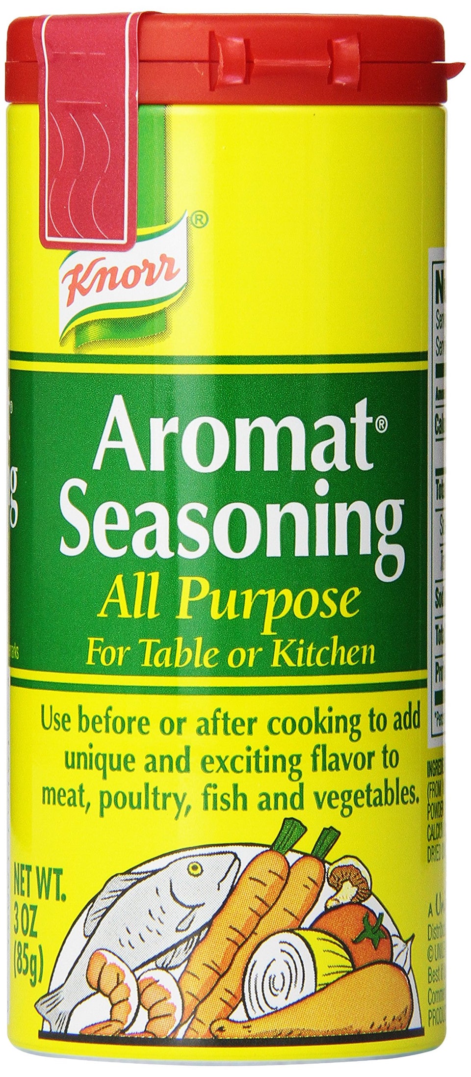 Knorr Aromat pack of 12 bottles provides convenient everyday flavor booster.