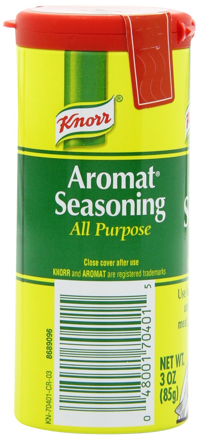 Knorr Aromat pantry display highlights a versatile kitchen staple.